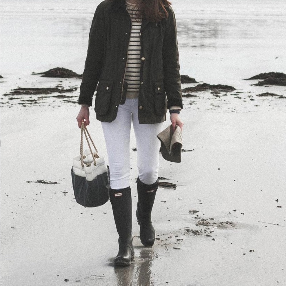 Sea Bags Navy and White Rope-Handle Canvas Tote - Picture 2 of 15